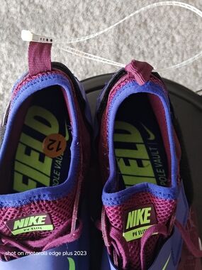Nike PV Pole Vault Elite Cleats Purple Size 12 Track AA1204-600